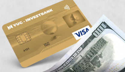 Visa Gold дебетовая в долларах США